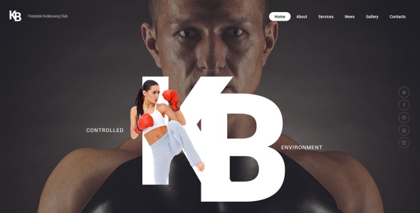 шаблон сайта кб