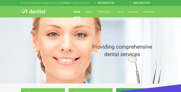 детская стоматология moto cms 3 шаблон