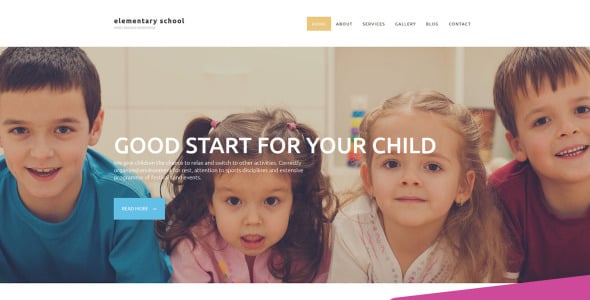начальная школа moto cms 3 шаблон