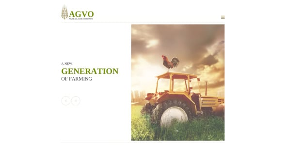 адаптивный шаблон сайта для сельского хозяйства