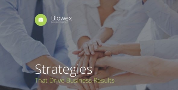 адаптивный шаблон целевой страницы для бизнеса и услуг