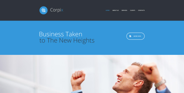 шаблон сайта corpix