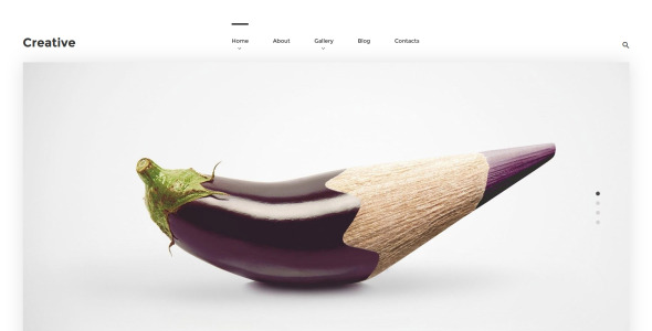 креативная тема wordpress