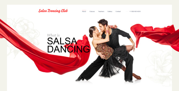 шаблон танцевальной студии muse