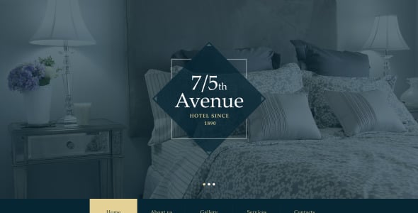 шаблон музы отелей