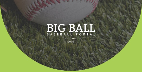 бейсбольный адаптивный шаблон целевой страницы