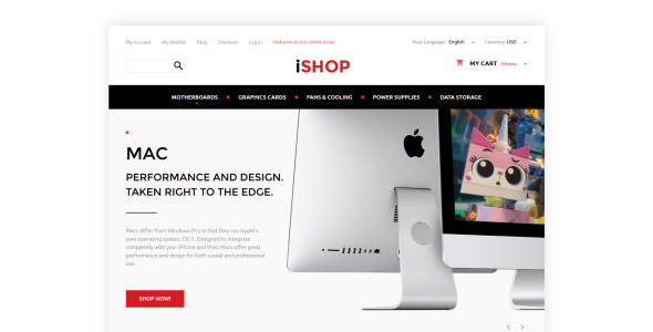 компьютерное оборудование тема magento