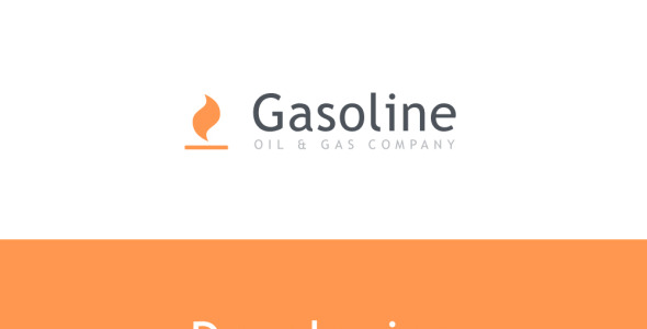 отзывчивый шаблон информационного бюллетеня gas &amp; oil