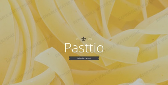 адаптивный шаблон целевой страницы итальянского ресторана