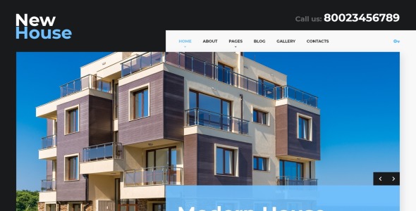 новый шаблон дома joomla