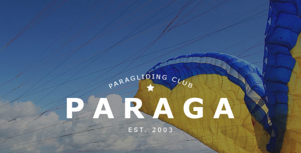 парапланеризм отзывчивый шаблон информационного бюллетеня