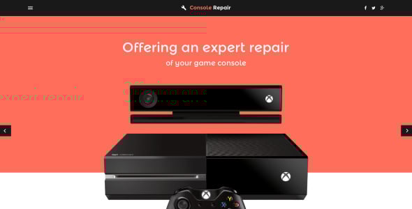 шаблон сайта видеоигр