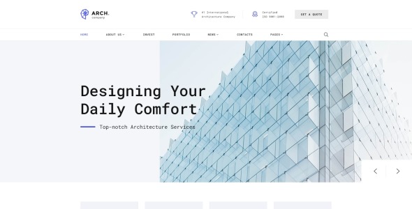 архитектура многостраничный html шаблон сайта