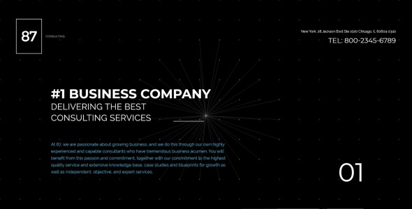 бизнес и корпоративный креативный html-шаблон целевой страницы