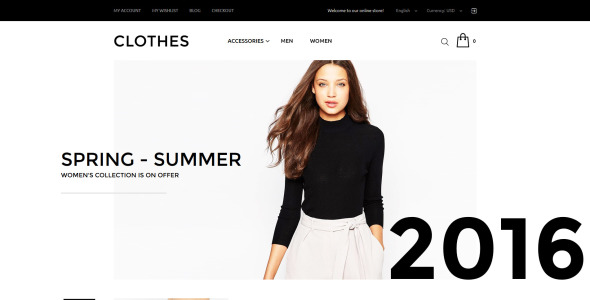 магазин одежды magento theme