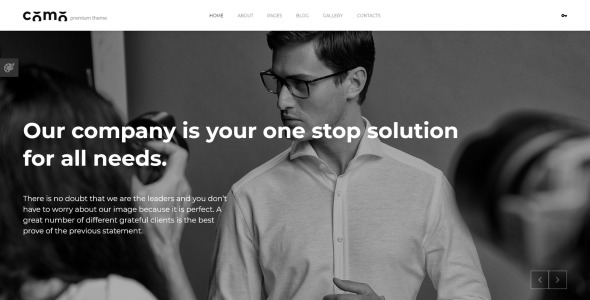 шаблон como joomla