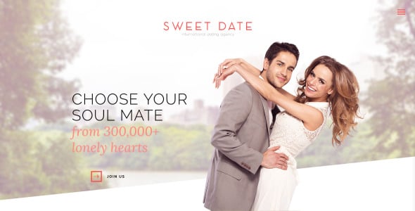 адаптивный шаблон сайта знакомств