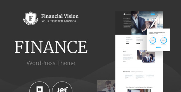 тема wordpress financial vision