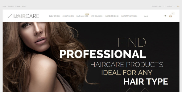 уход за волосами prestashop тема