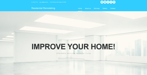 шаблон музы ремоделирования дома