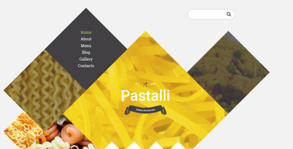 итальянский ресторан отзывчивый шаблон сайта