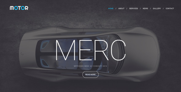 шаблон сайта мотор