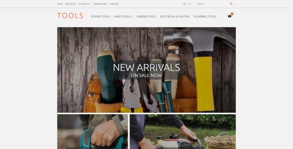 инструменты шаблон opencart