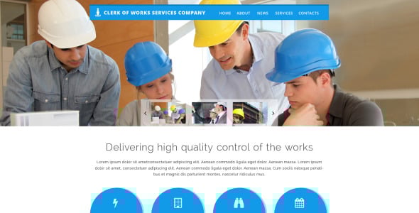 архитектура отзывчивый шаблон сайта