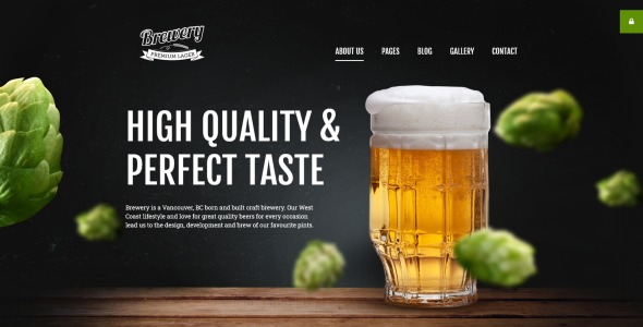 пивоварня отзывчивый шаблон joomla