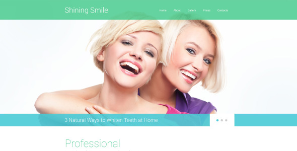 адаптивный шаблон сайта стоматологии