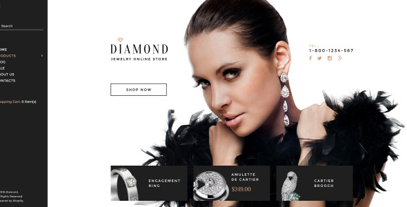 тема diamond shopify