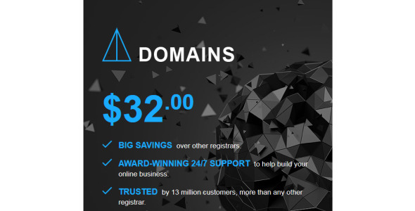 шаблон отзывчивого бюллетеня регистратора доменов