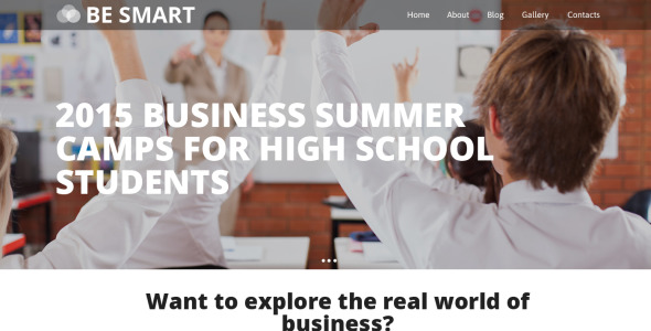 адаптивный шаблон сайта для образования