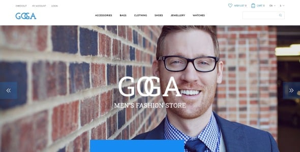 шаблон goga opencart