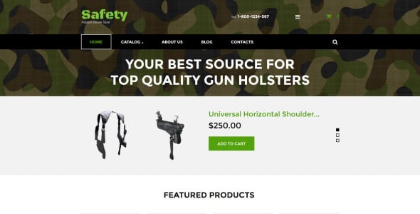 шаблон safety virtuemart