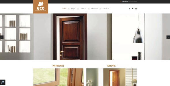 окно адаптивного шаблона сайта