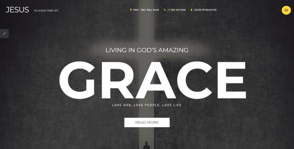 христианский отзывчивый шаблон joomla