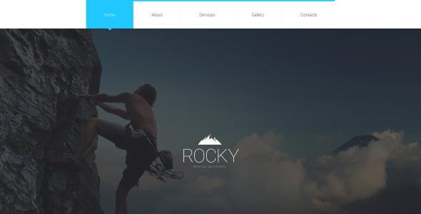 восхождение адаптивный шаблон сайта