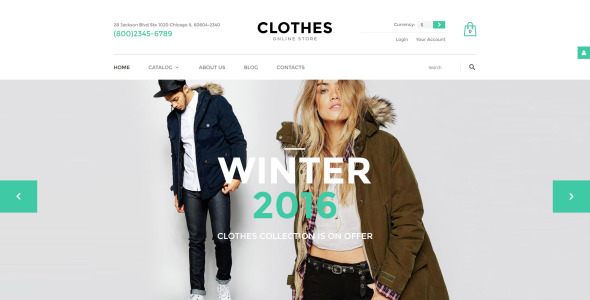 шаблон одежды virtuemart