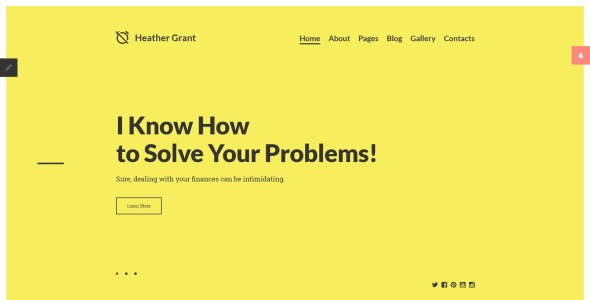 шаблон финансового консультанта joomla