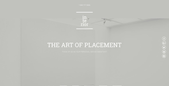 адаптивный шаблон веб-сайта interior &amp; furniture