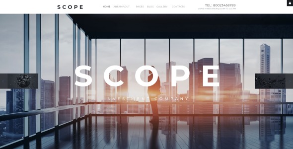 инвестиционная компания отзывчивый шаблон joomla