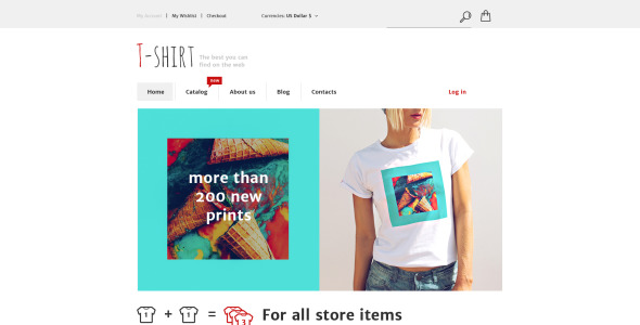 рубашка шаблон virtuemart