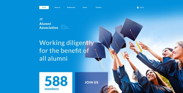 адаптивный шаблон веб-сайта университета