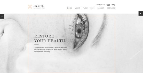 шаблон joomla клиники иглоукалывания