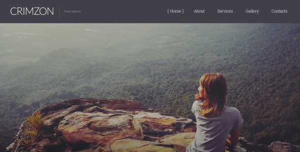 шаблон сайта crimzon
