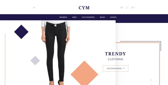 шаблон городской одежды opencart