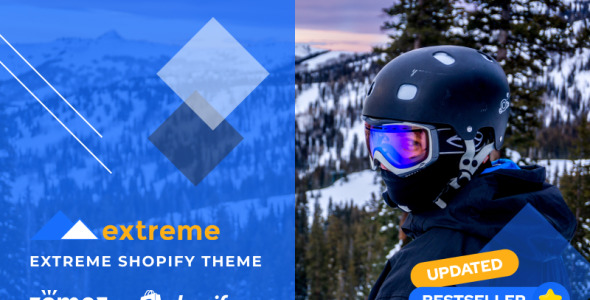 экстремальная тема shopify