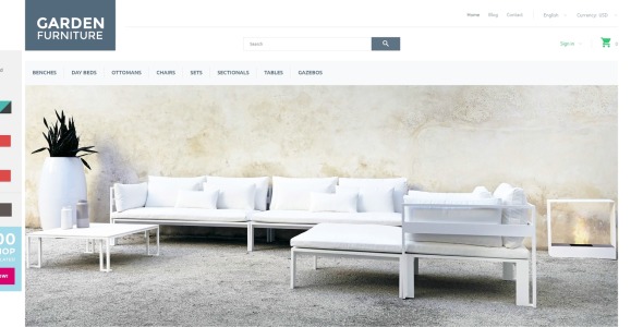 тема prestashop садовой мебели