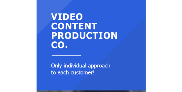 адаптивный шаблон информационного бюллетеня video lab